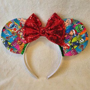 Custom Mickey Mouse Holiday Ears featuring Disney Characters
